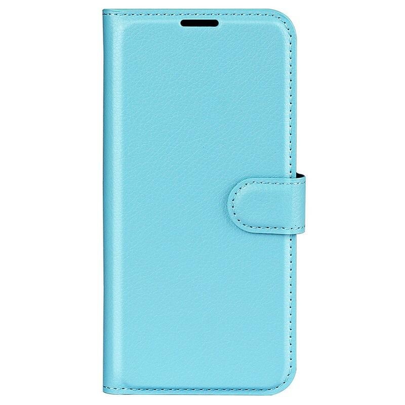 Litchi könyv tok Xiaomi Redmi Note 12 Pro+ 5G - kék