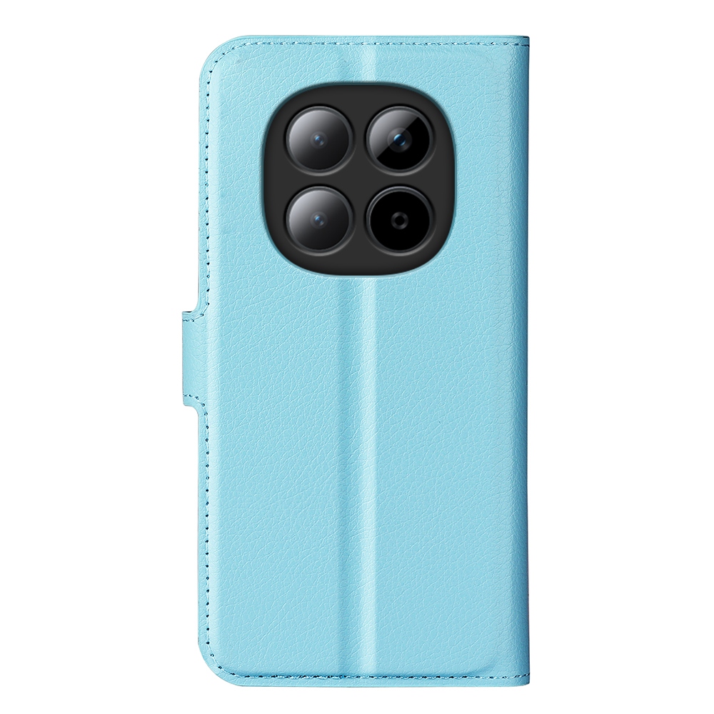 Litchi könyv tok Xiaomi Redmi Note 15 Pro+ 5G/Xiaomi Poco M8 Pro 5G - kék