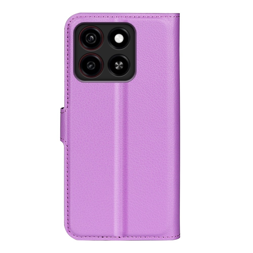 Litchi könyv tok a ZTE Blade A35 készülékhez - lila