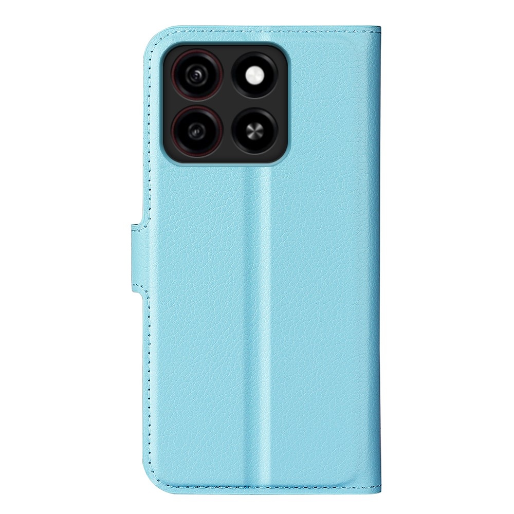 Litchi könyv tok ZTE Blade A35-hez - kék