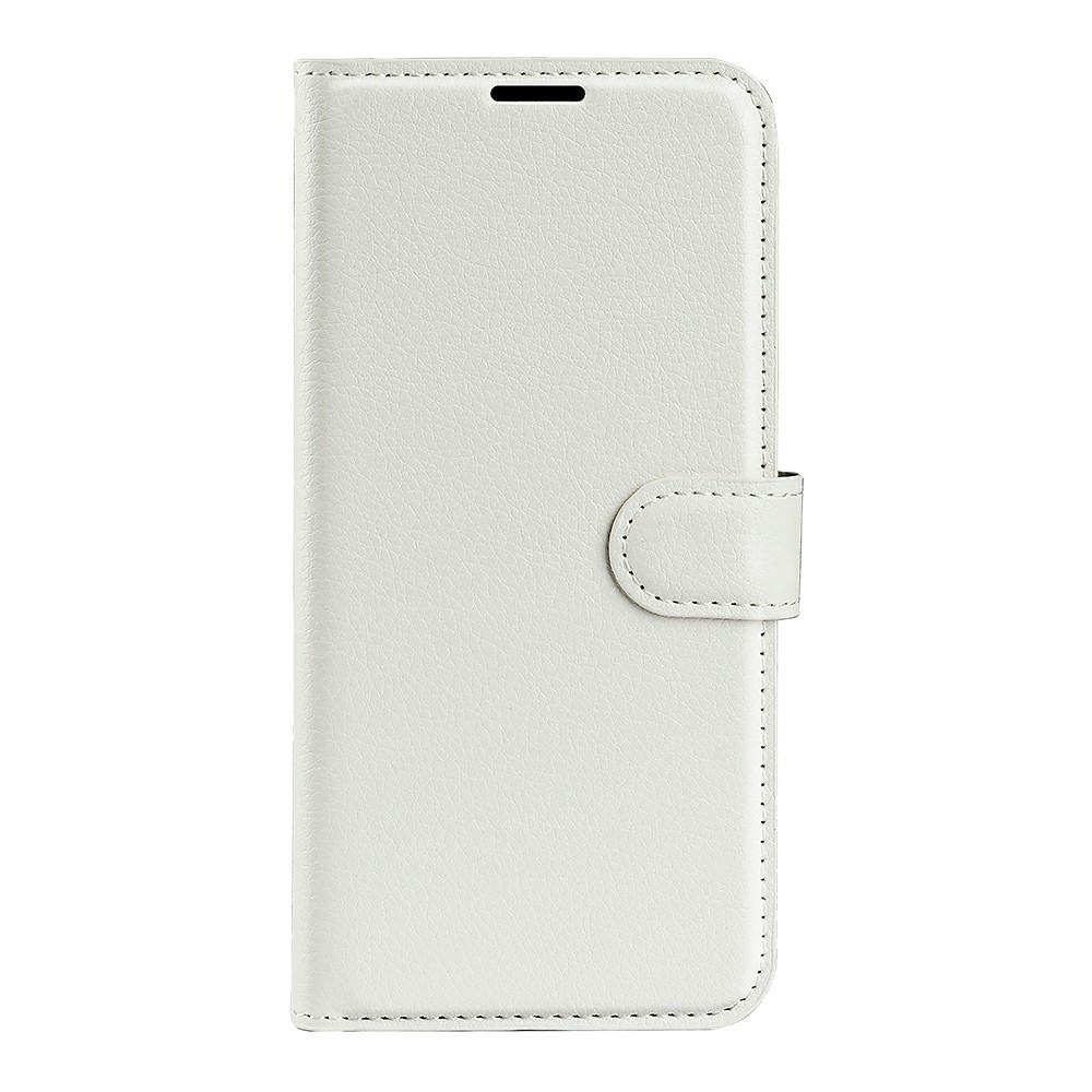 Litchi könyv tok a ZTE Blade A75 5G-hez - fehér