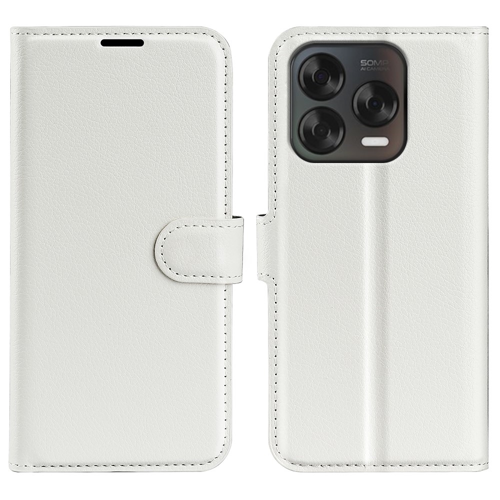 Litchi könyv tok a ZTE Blade V70 Vita készülékhez - fehér