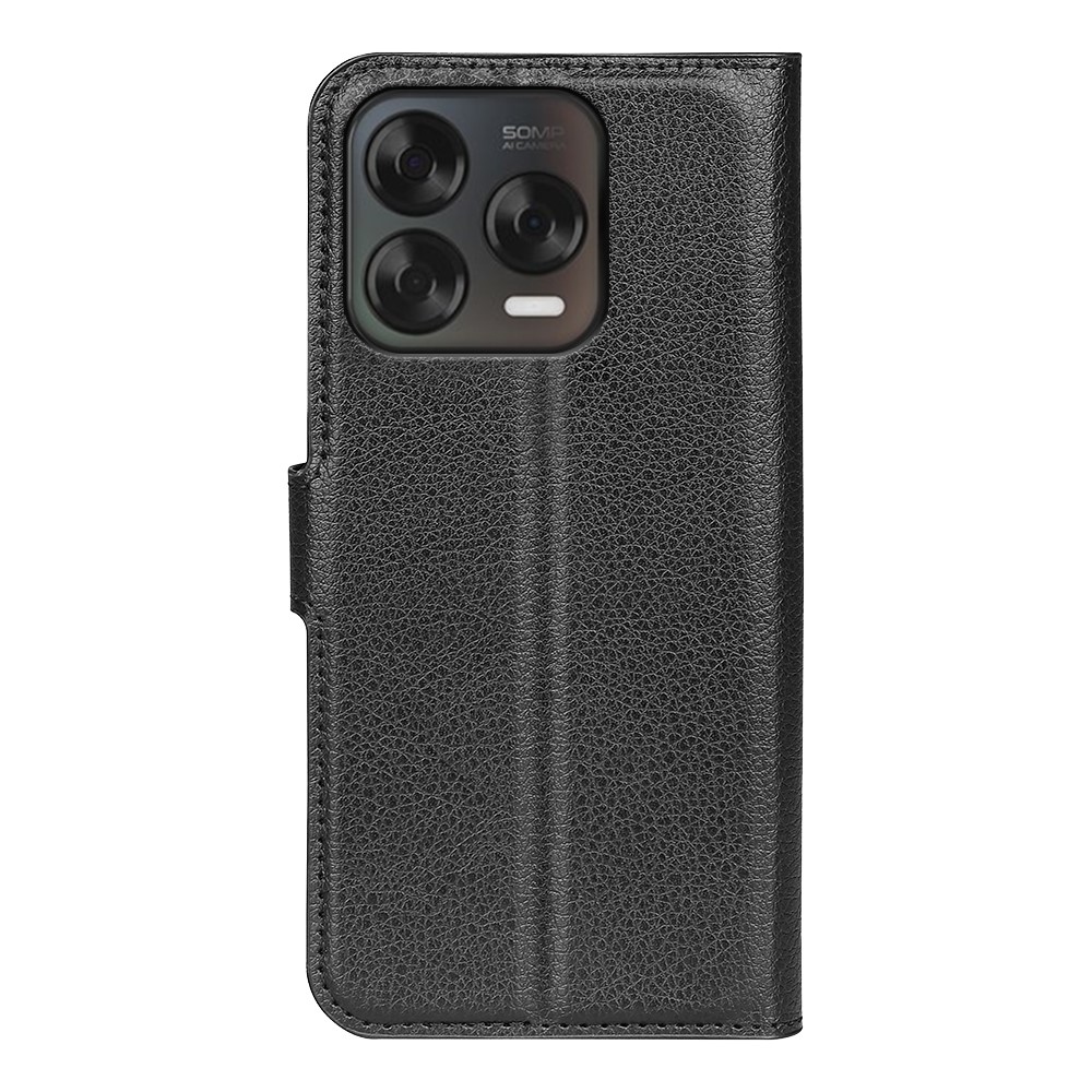 Litchi könyv tok a ZTE Blade V70 Vita készülékhez - fekete