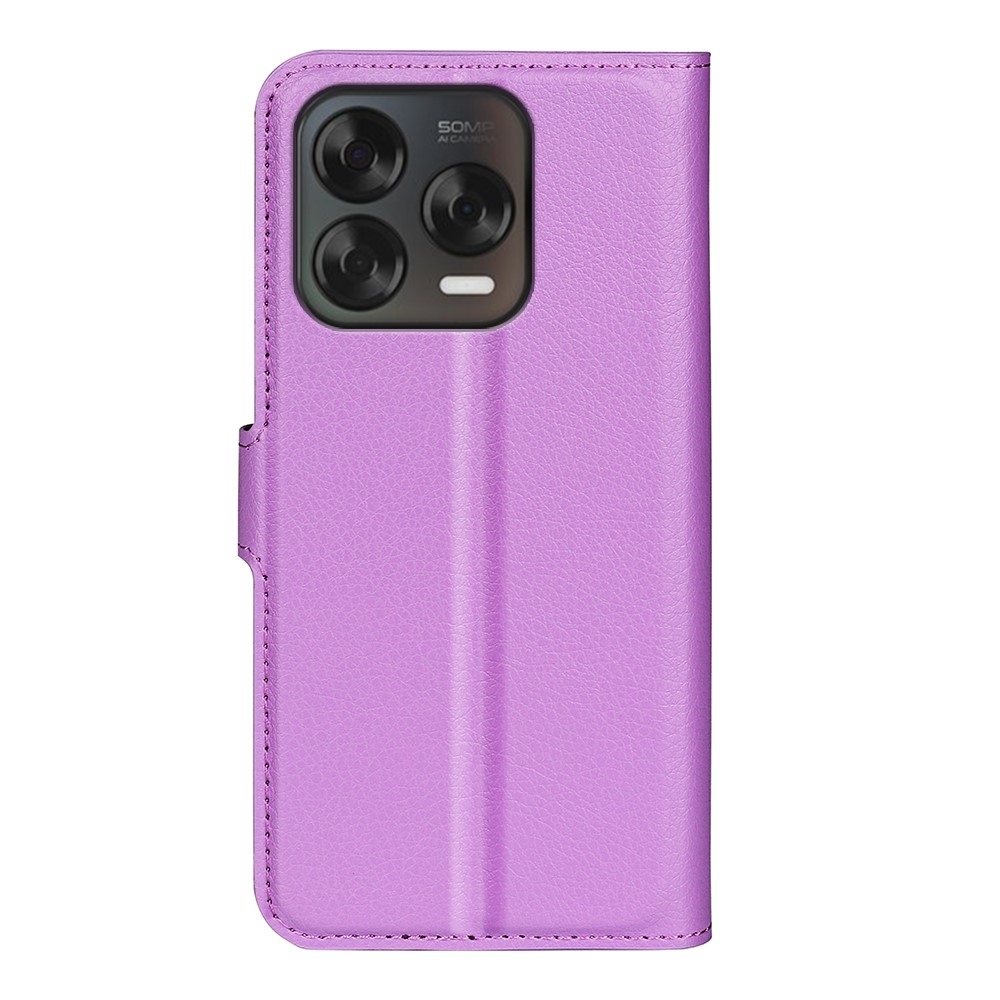 Litchi könyv tok a ZTE Blade V70 Vita készülékhez - lila