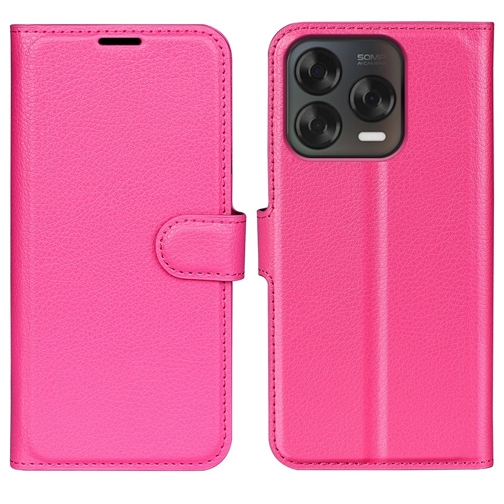 Litchi könyv tok ZTE Blade V70 Vita - rózsa