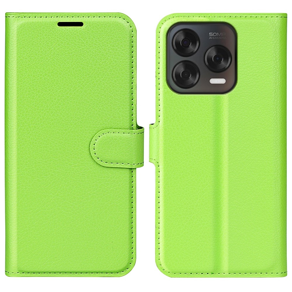 Litchi könyv tok a ZTE Blade V70 Vita készülékhez - zöld