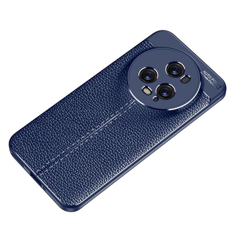 Litchi tartós zselés tok Honor Magic 5 Pro 5G - kék