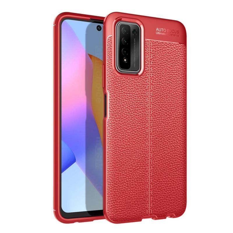 Litchi tartós zselés tok a Honor 10X Lite-hoz - piros