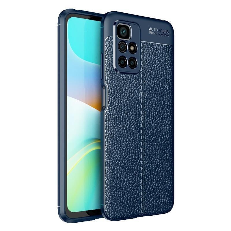 Litchi tartós zselés tok Xiaomi Redmi 10/Redmi 10 (2022) - kék