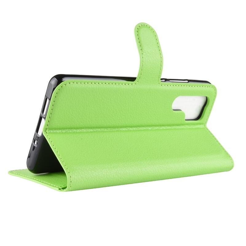 Litchi pénztárca tok Huawei P30 Pro-hoz - zöld