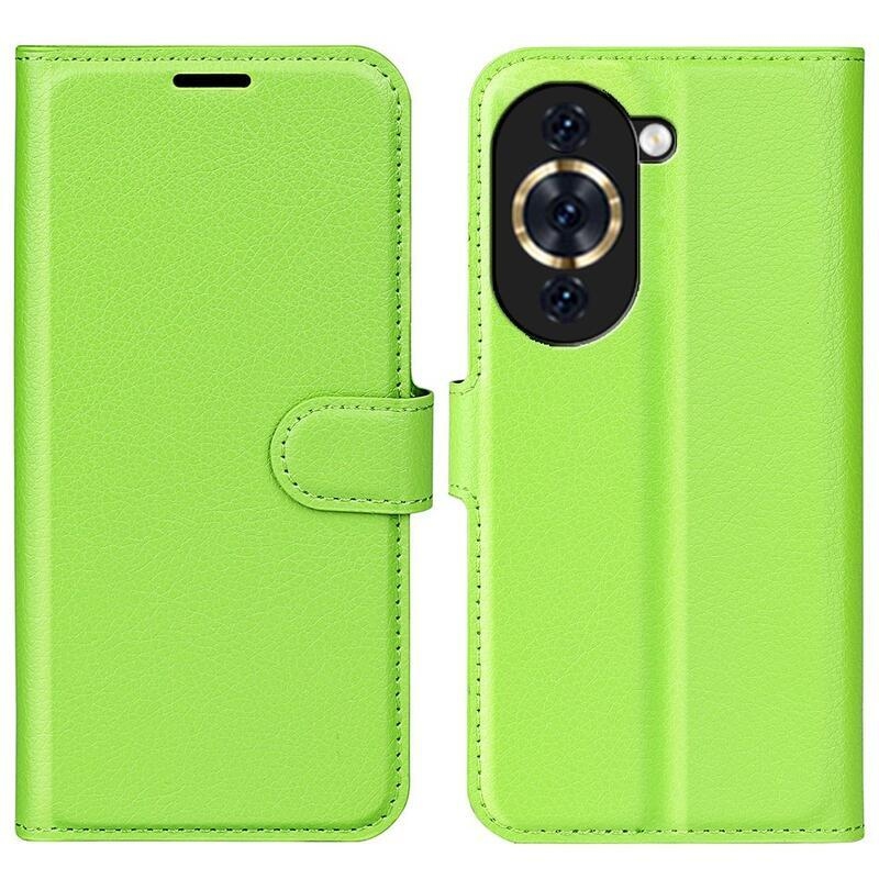 Litchi pénztárca tok Huawei Nova 10 - zöld