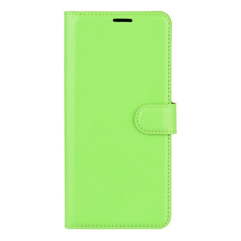 Litchi pénztárca tok Samsung Galaxy A32 4G - zöld