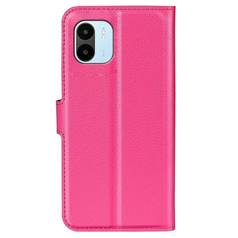 Litchi pénztárca tok Xiaomi Redmi A1/Redmi A2 - rózsaszínű