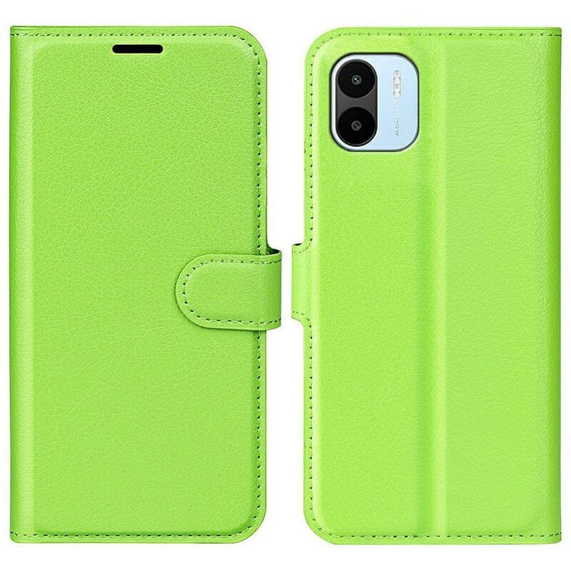 Litchi pénztárca tok Xiaomi Redmi A1/Redmi A2 - zöld