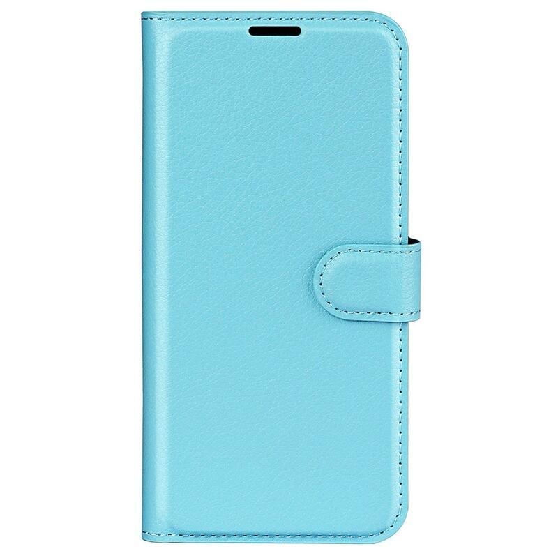 Litchi pénztárca tok Samsung Galaxy S23+ készülékhez - kék
