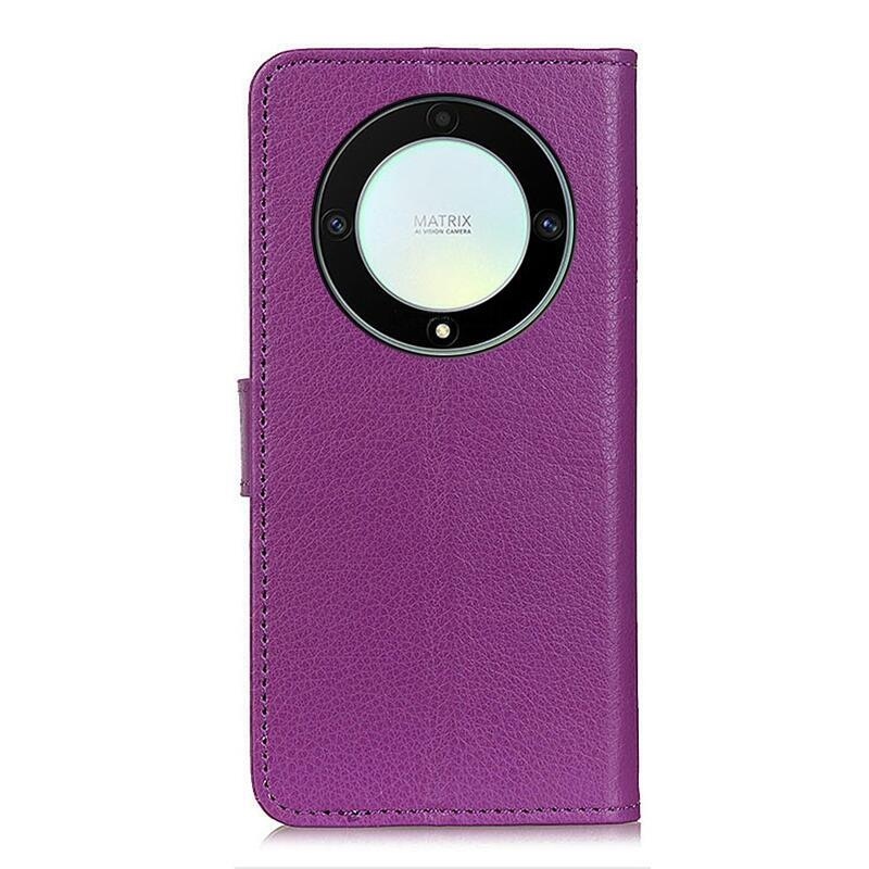 Litchie könyvtáska Honor Magic 5 Lite 5G készülékhez - lila