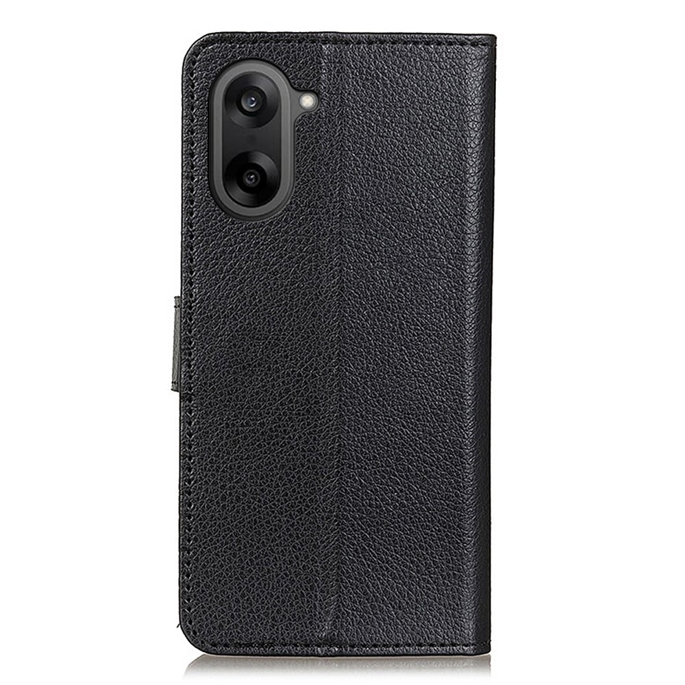 Litchie könyv tok a OnePlus Nord CE5 5G számára - fekete