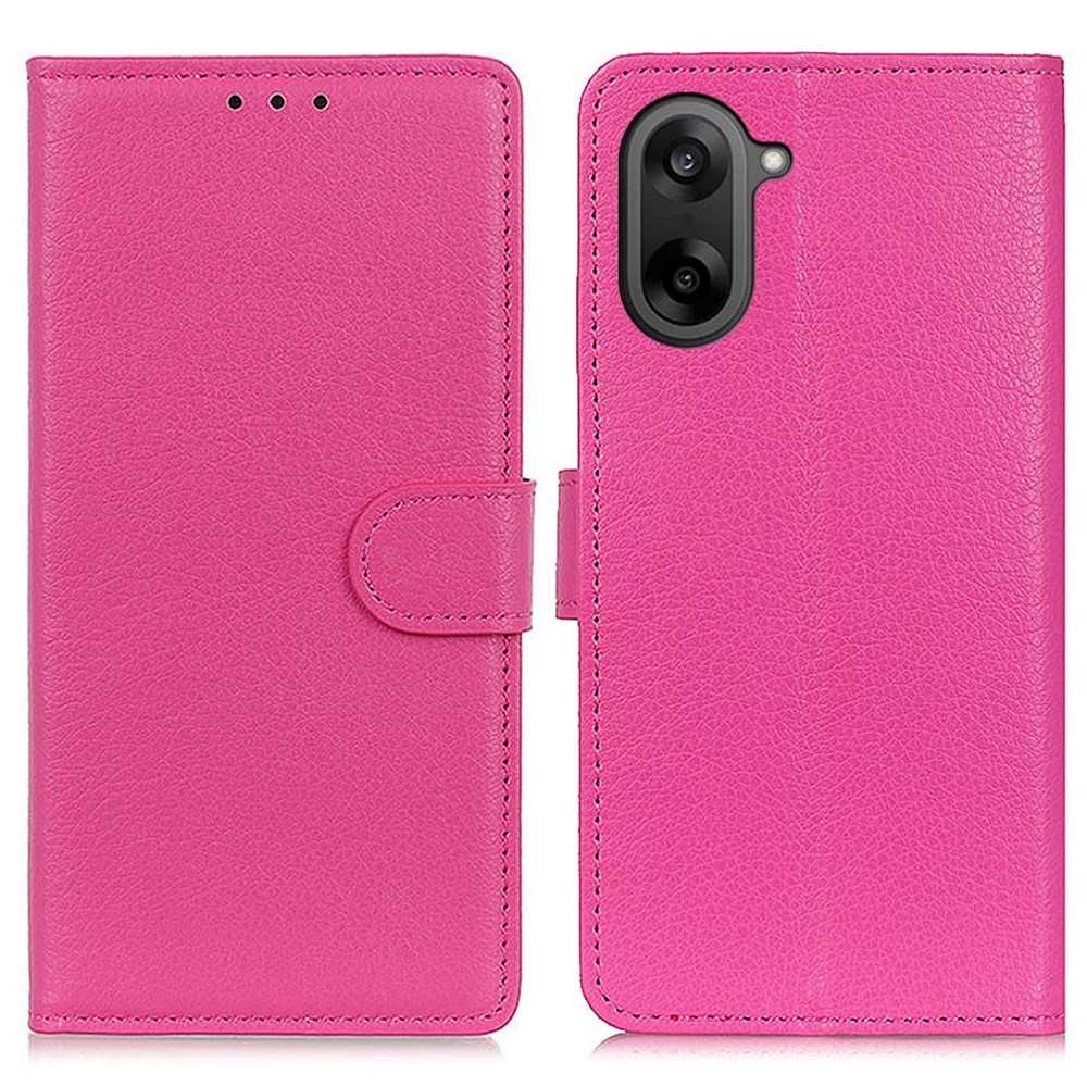 Litchie könyv tok OnePlus Nord CE5 5G - rózsa