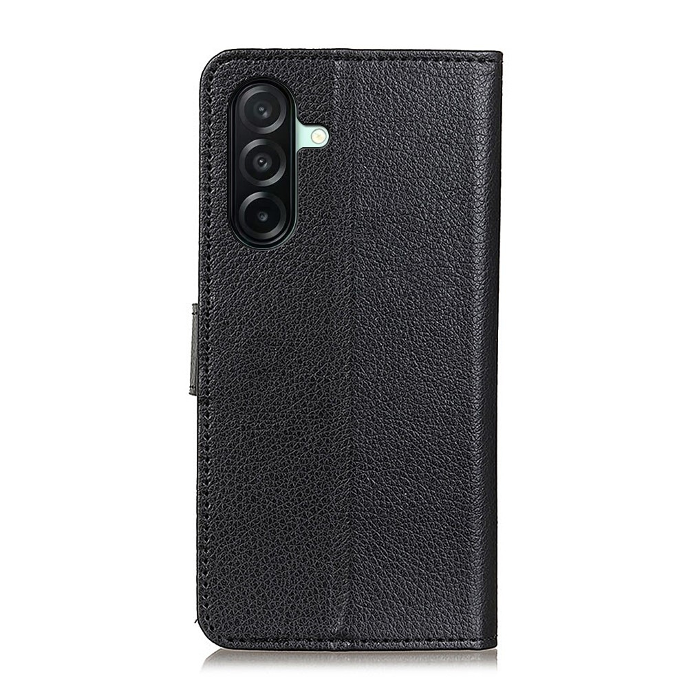 Litchie könyvtáska Samsung Galaxy A27 készülékhez - fekete