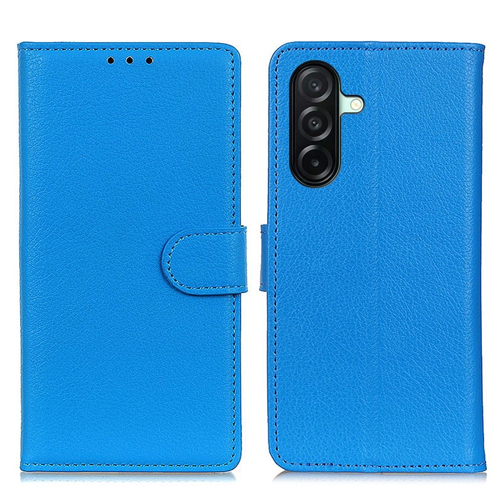 Litchie könyvtáska Samsung Galaxy A27 készülékhez - kék