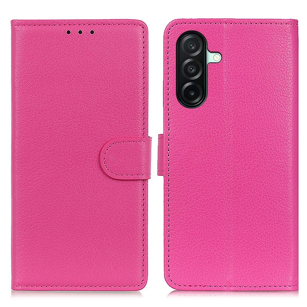 Litchie könyv tok Samsung Galaxy A27-hez - rózsaszínű