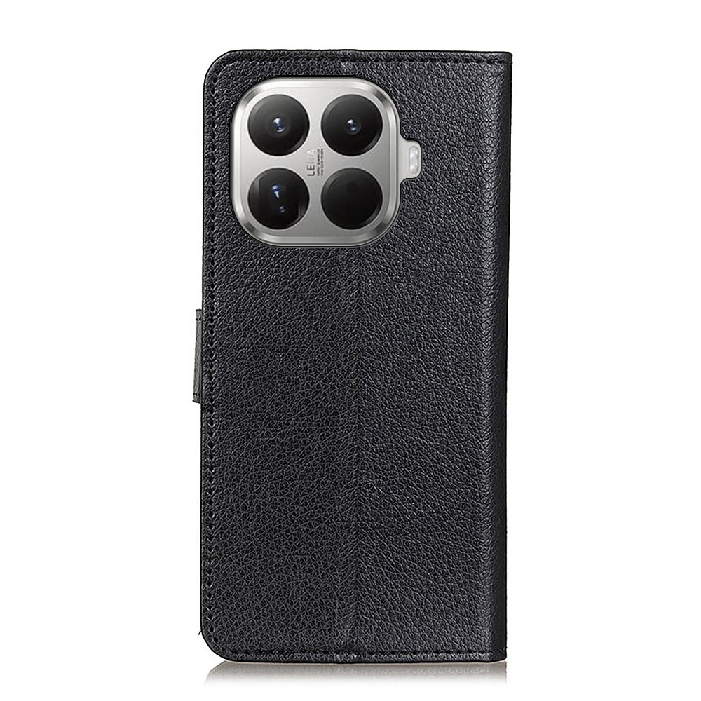 Litchie könyv tok Xiaomi 17T Pro-hoz - fekete