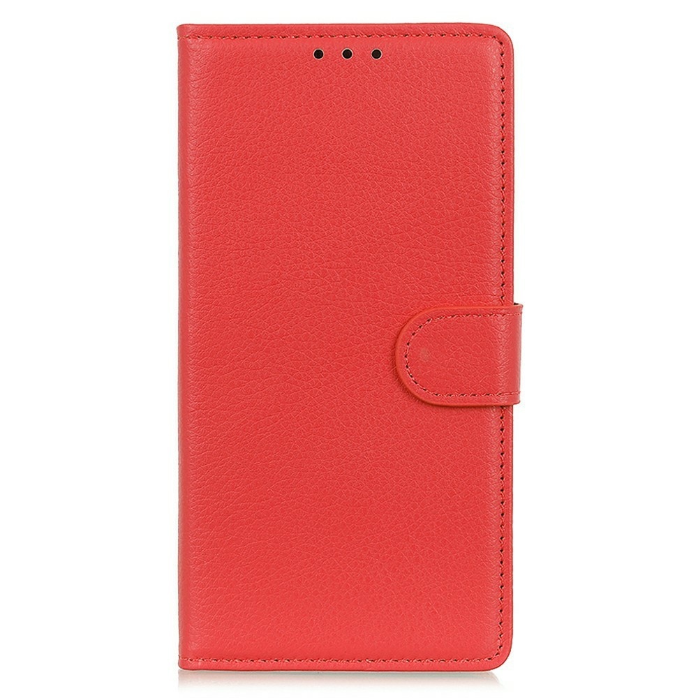 Litchie könyv tok Xiaomi 17T Pro-hoz - piros