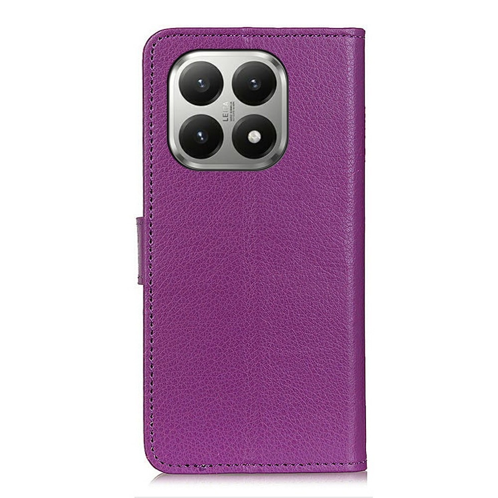 Litchie könyv tok Xiaomi 17T Pro-hoz - lila