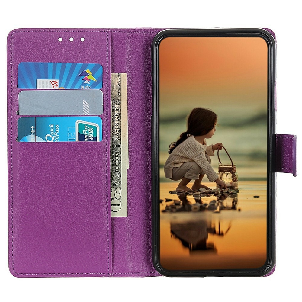 Litchie könyv tok Xiaomi 17T Pro-hoz - lila