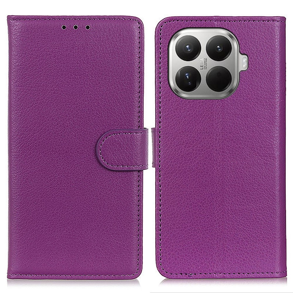 Litchie könyv tok Xiaomi 17T Pro-hoz - lila
