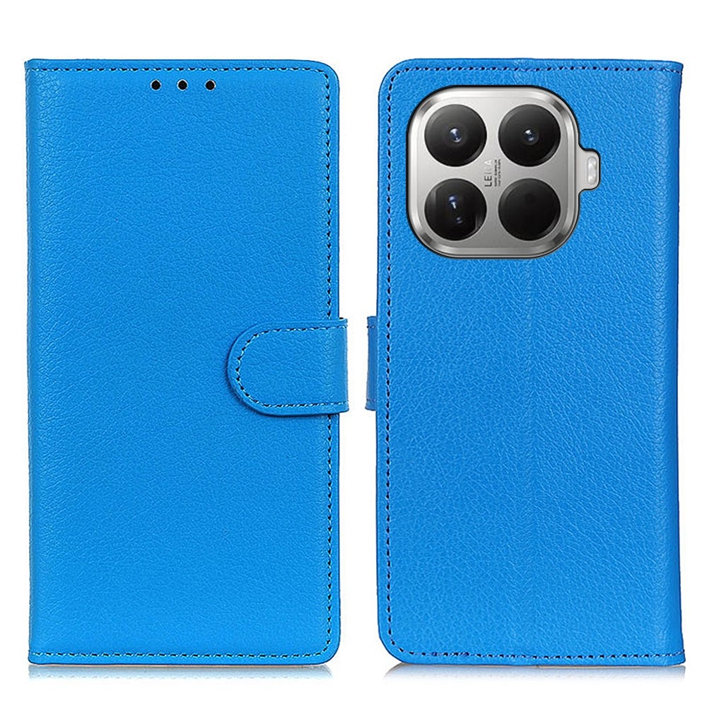 Litchie könyvtáska Xiaomi 17T Pro-hoz - kék
