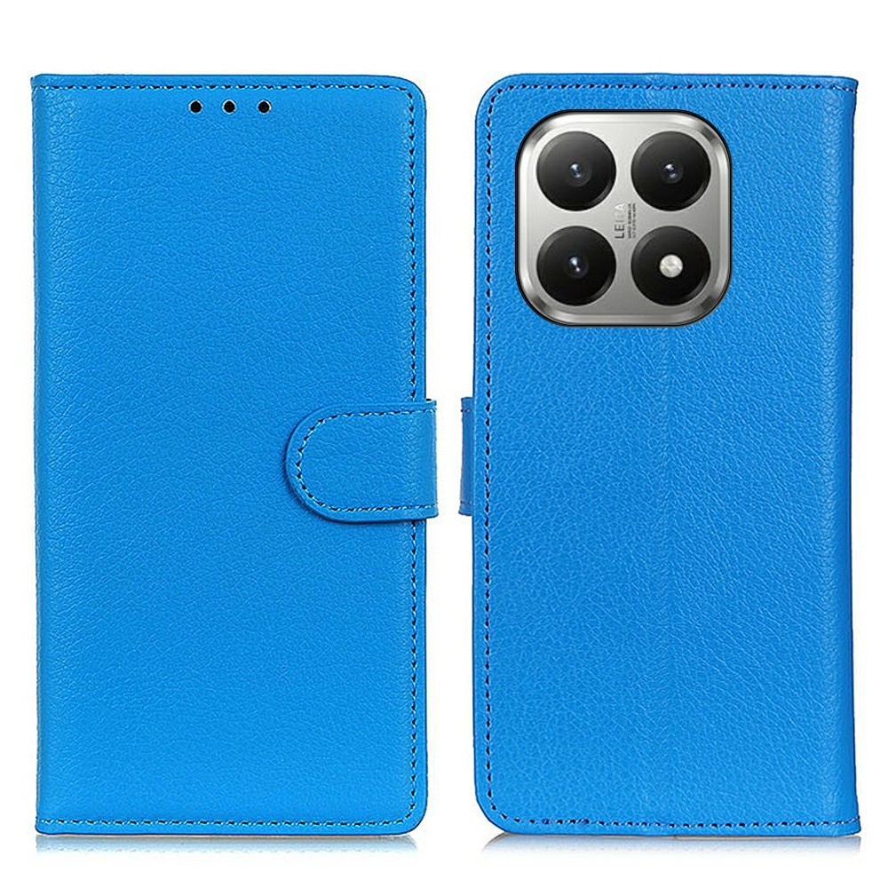 Litchie könyvtáska Xiaomi 17T Pro-hoz - kék