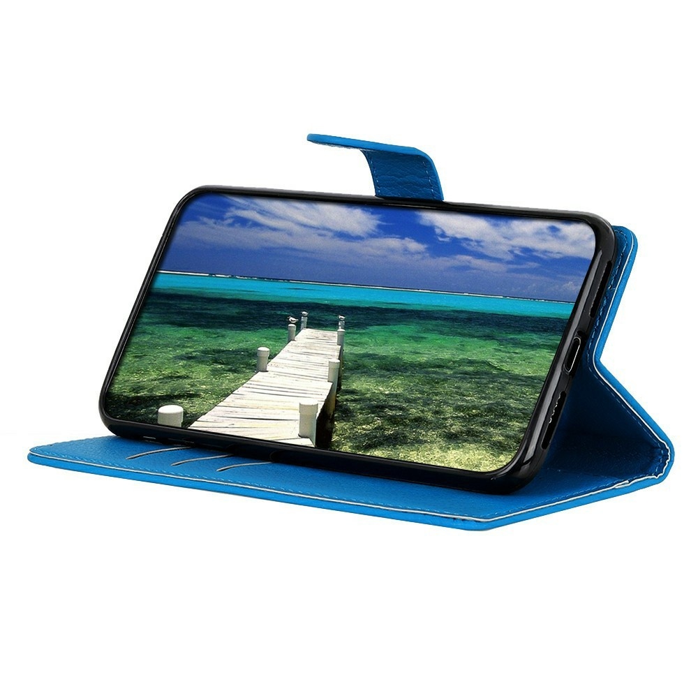 Litchie könyvtáska Xiaomi 17T Pro-hoz - kék