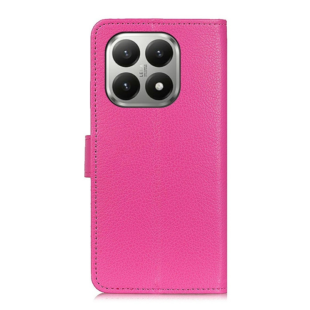 Litchie könyv tok a Xiaomi 17T Pro-hoz - rózsaszínű