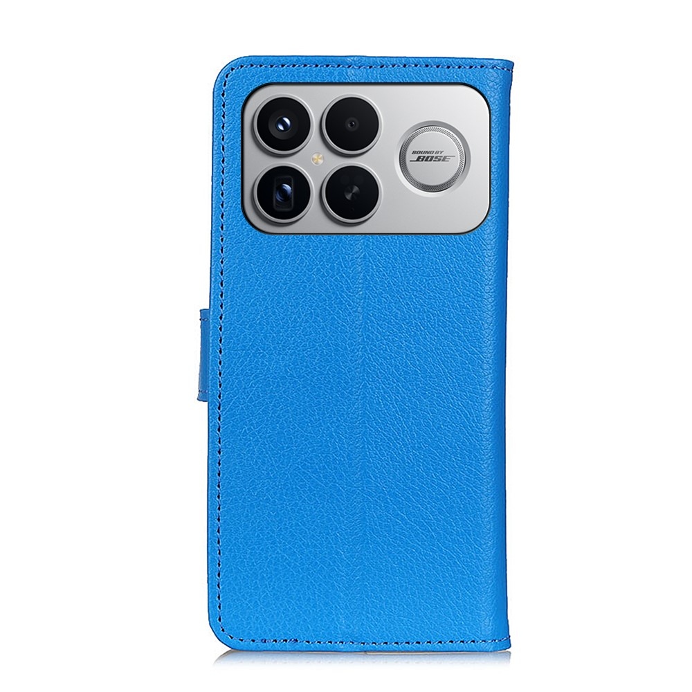 Litchie könyv tok a Xiaomi Poco F8 Ultra 5G-hez - kék