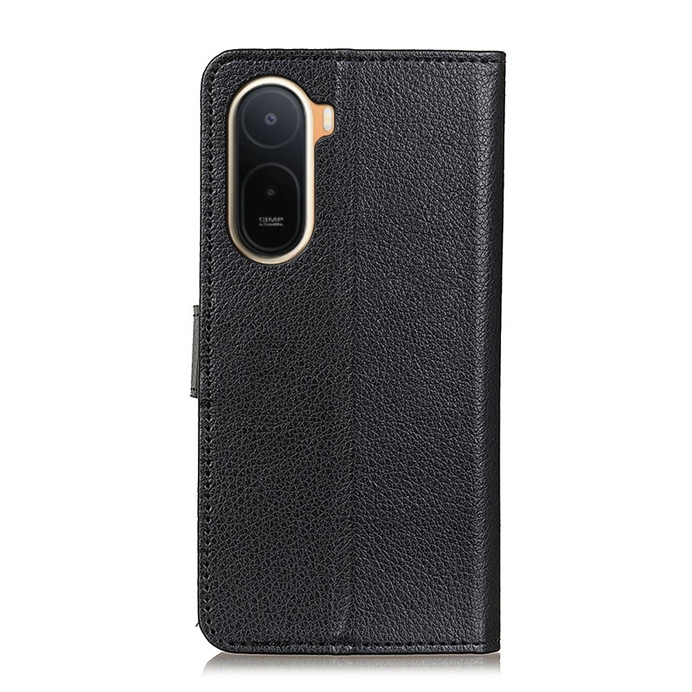 Litchie könyv tok a Xiaomi Redmi A7 Pro készülékhez - fekete