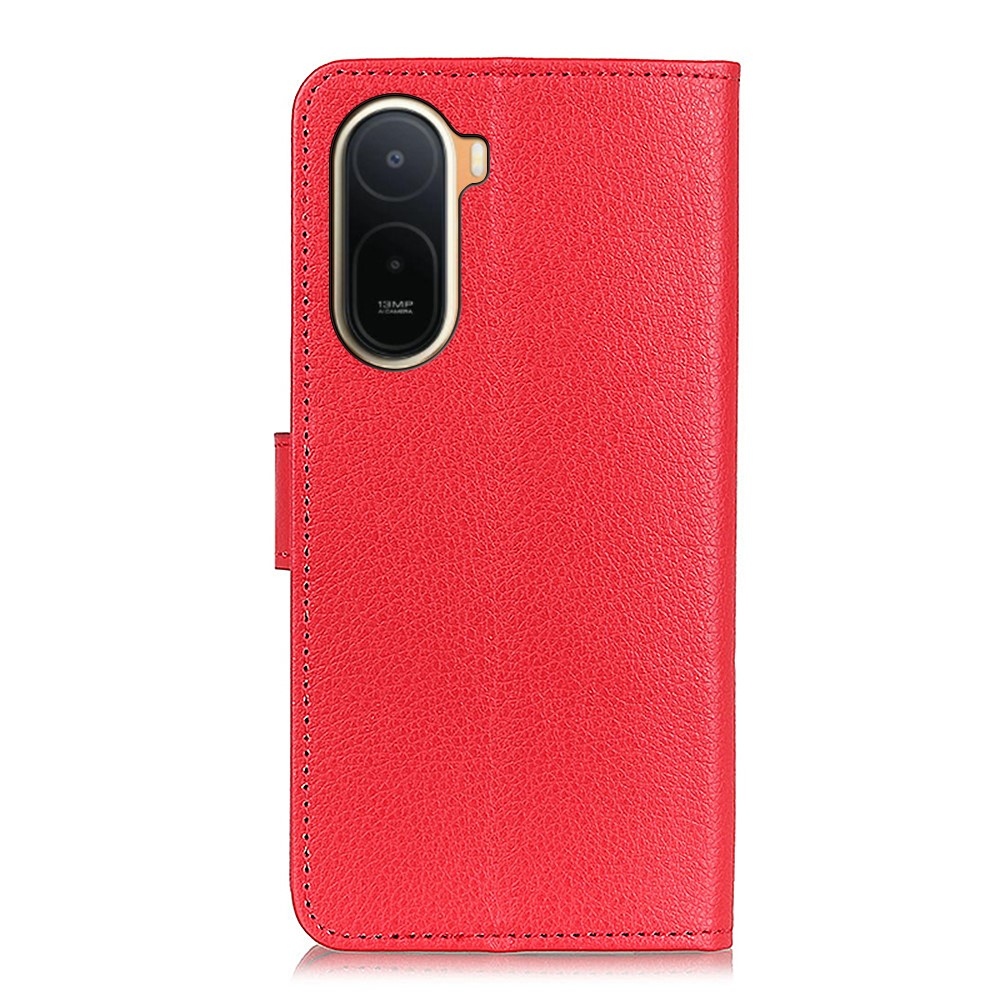 Litchie könyv tok a Xiaomi Redmi A7 Pro-hoz - piros