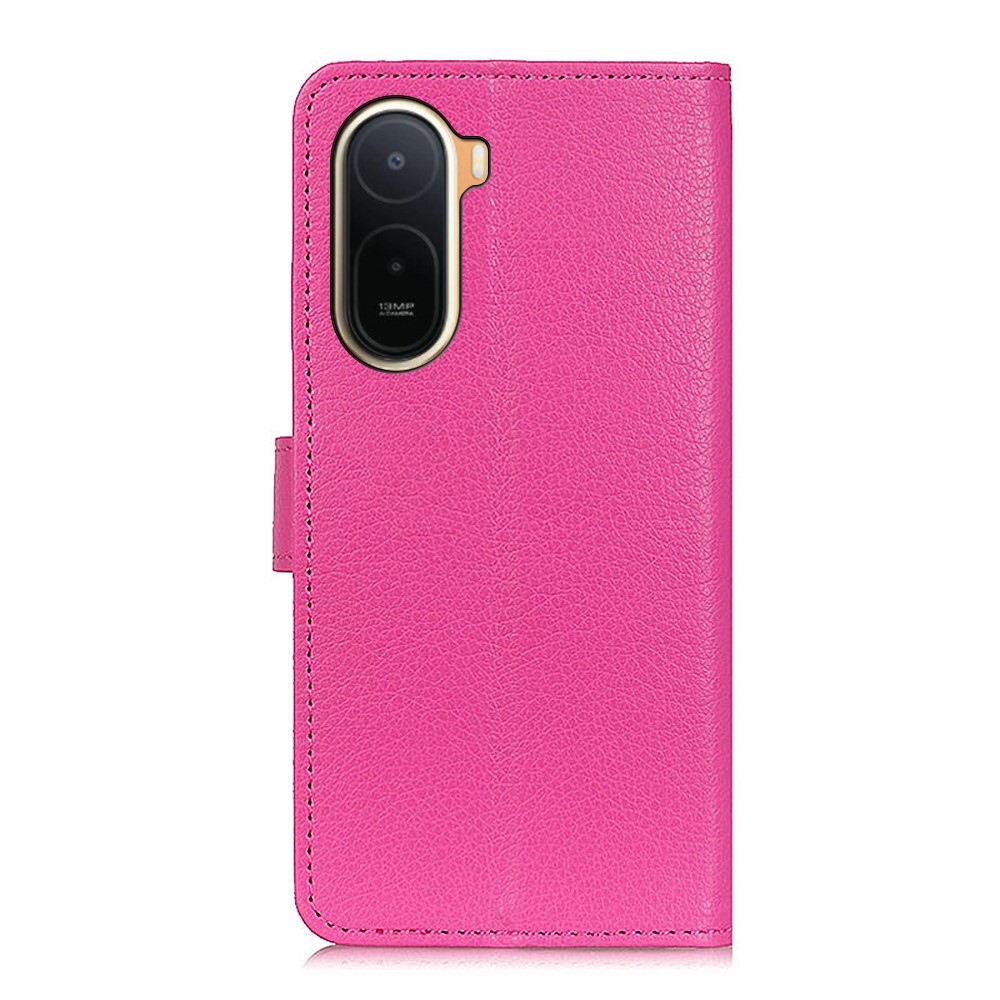 Litchie könyv tok a Xiaomi Redmi A7 Pro-hoz - rózsaszínű
