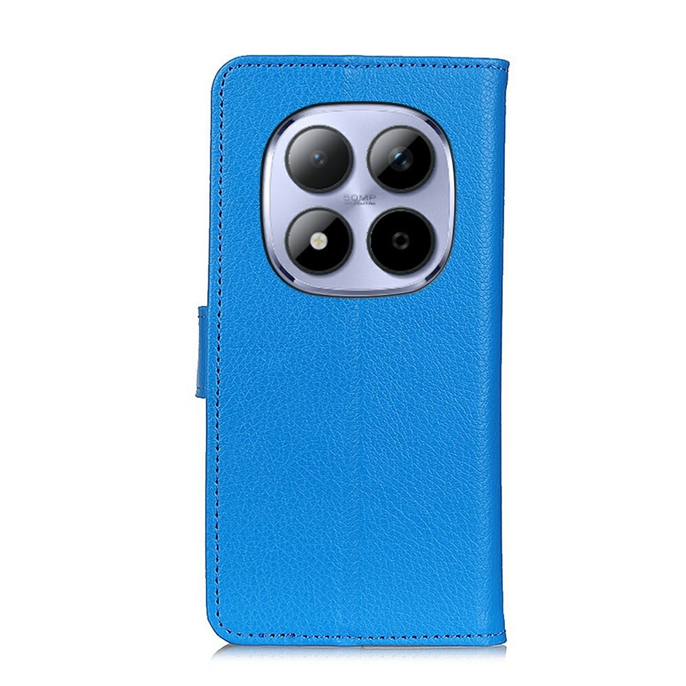 Litchie könyv tok a Xiaomi Redmi Note 15 Pro 4G-hez - kék