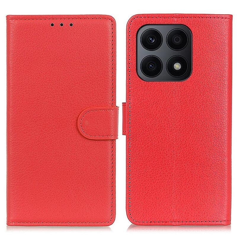 Litchie könyvtáska Honor X8a - piros