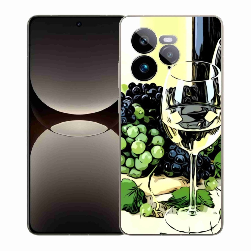 Zselés borítás mmCase a Realme GT 7 Pro 5G készülékhez - borospohár