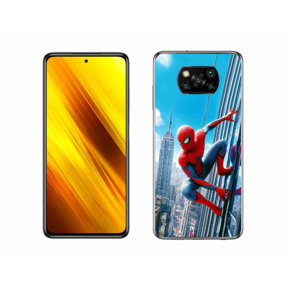 Gél borítás mmCase a Xiaomi Poco X3 Pro számára - spiderman