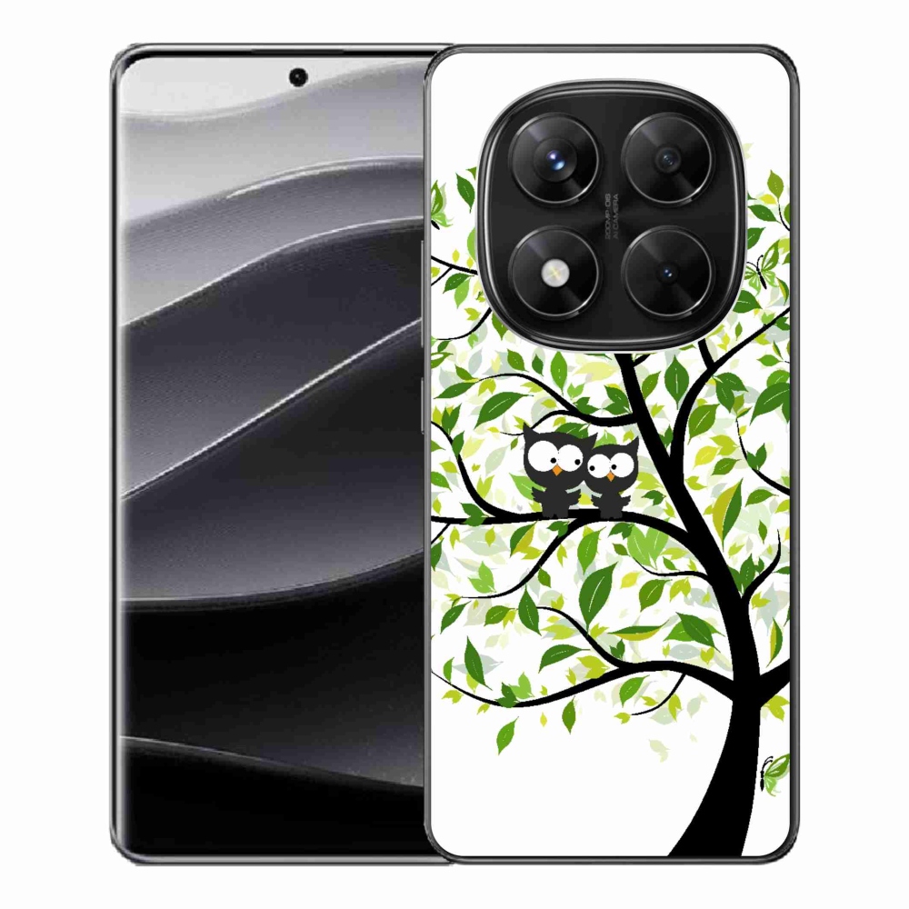 Gél borítás mmCase a Xiaomi Redmi Note 14 Pro 5G/Poco X7 5G számára - baglyok a fán