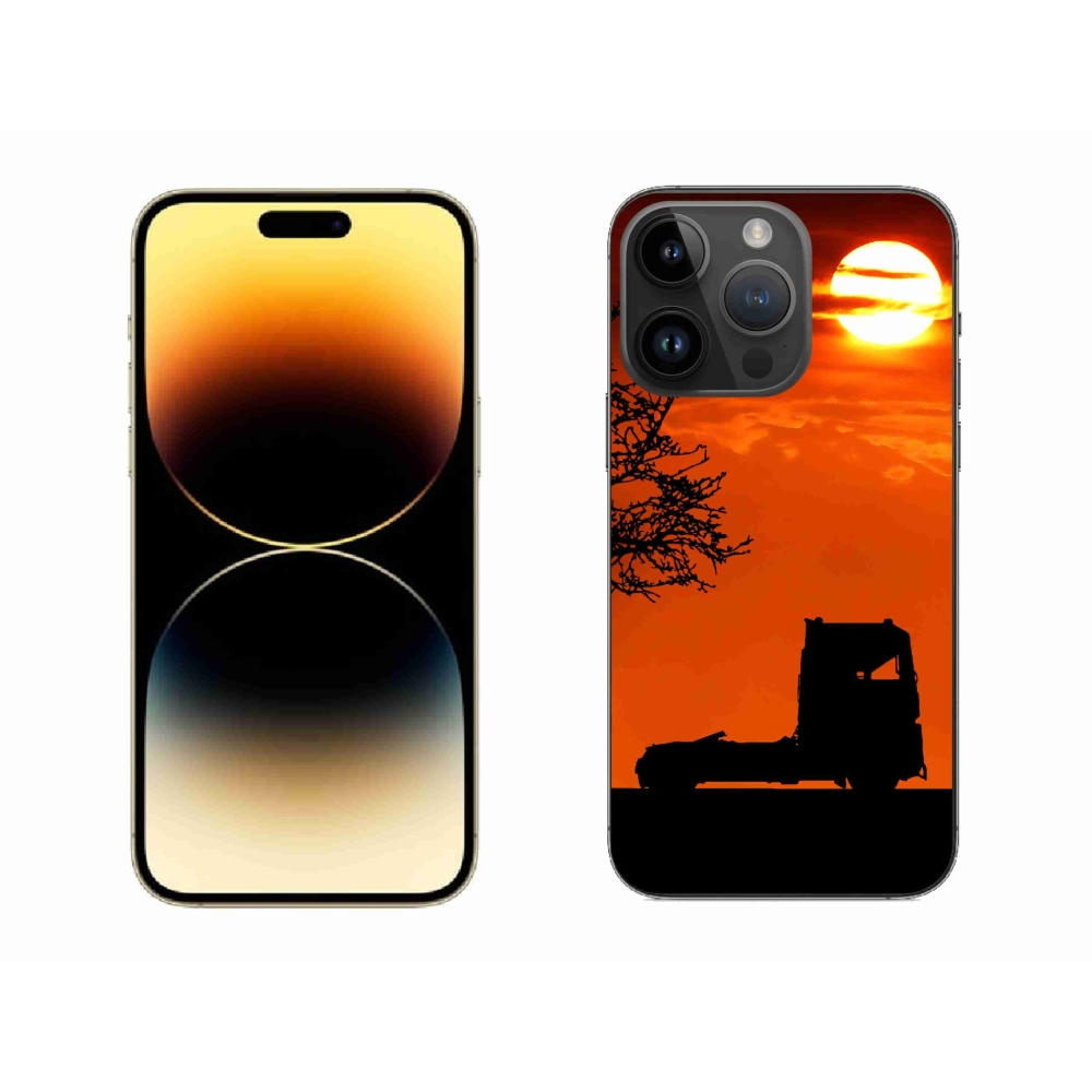 Zselés borítás mmCase iPhone 14 Pro Max készülékhez - teherautó 3