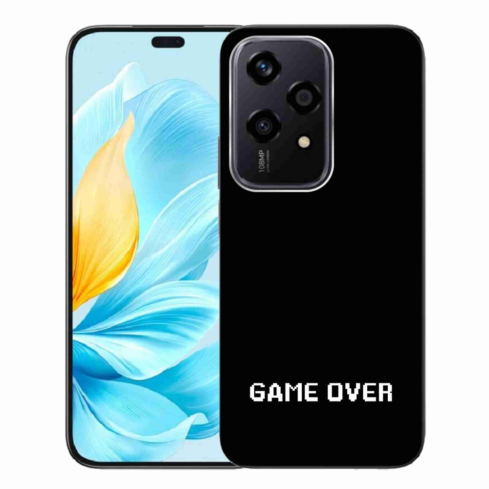 Gél borító mmCase a Honor 200 Lite 5G számára - játék fekete háttérrel