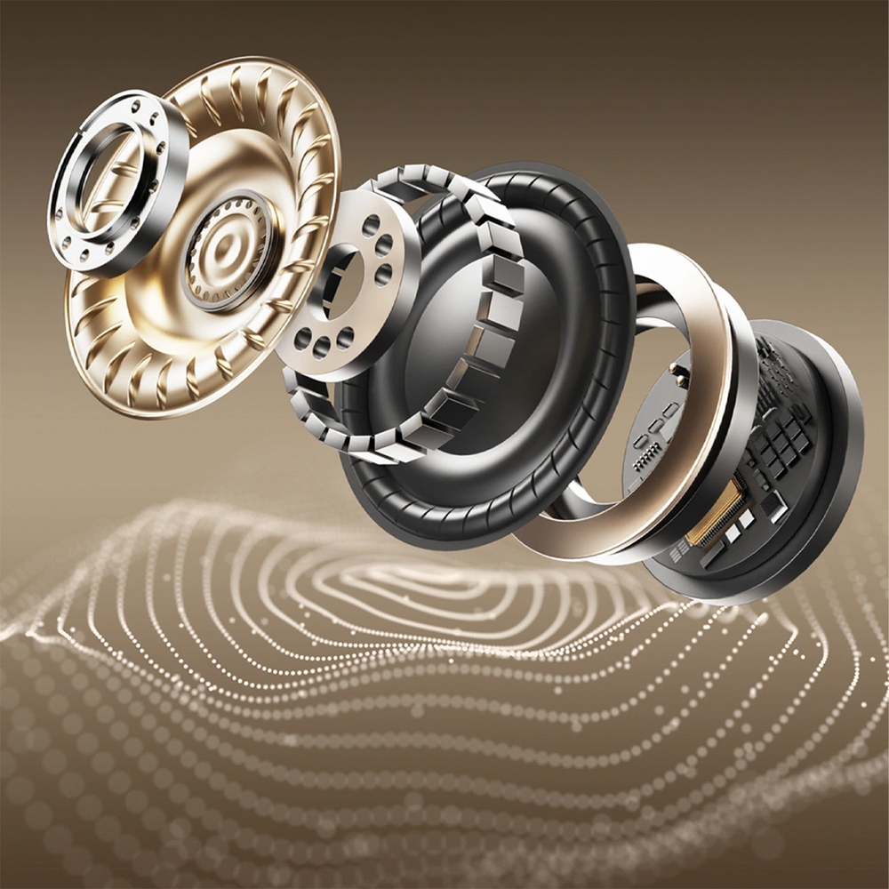 Dudao U4A OWS 5.3 Bluetooth headset mindkét fülhöz - fekete