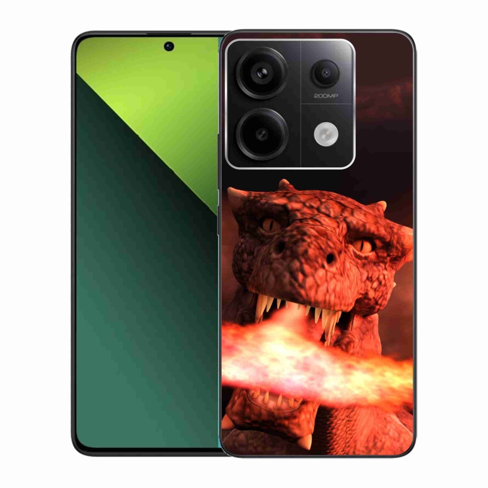 Gél borítás mmCase a Xiaomi Redmi Note 13 Pro 5G/Poco X6 5G - sárkányhoz