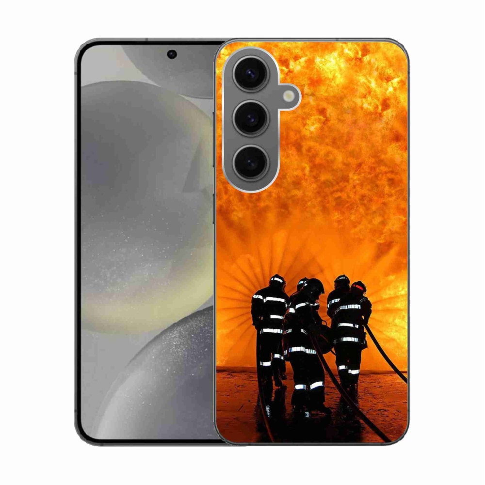 Gél borítás mmCase Samsung Galaxy S24 készülékhez - tűz