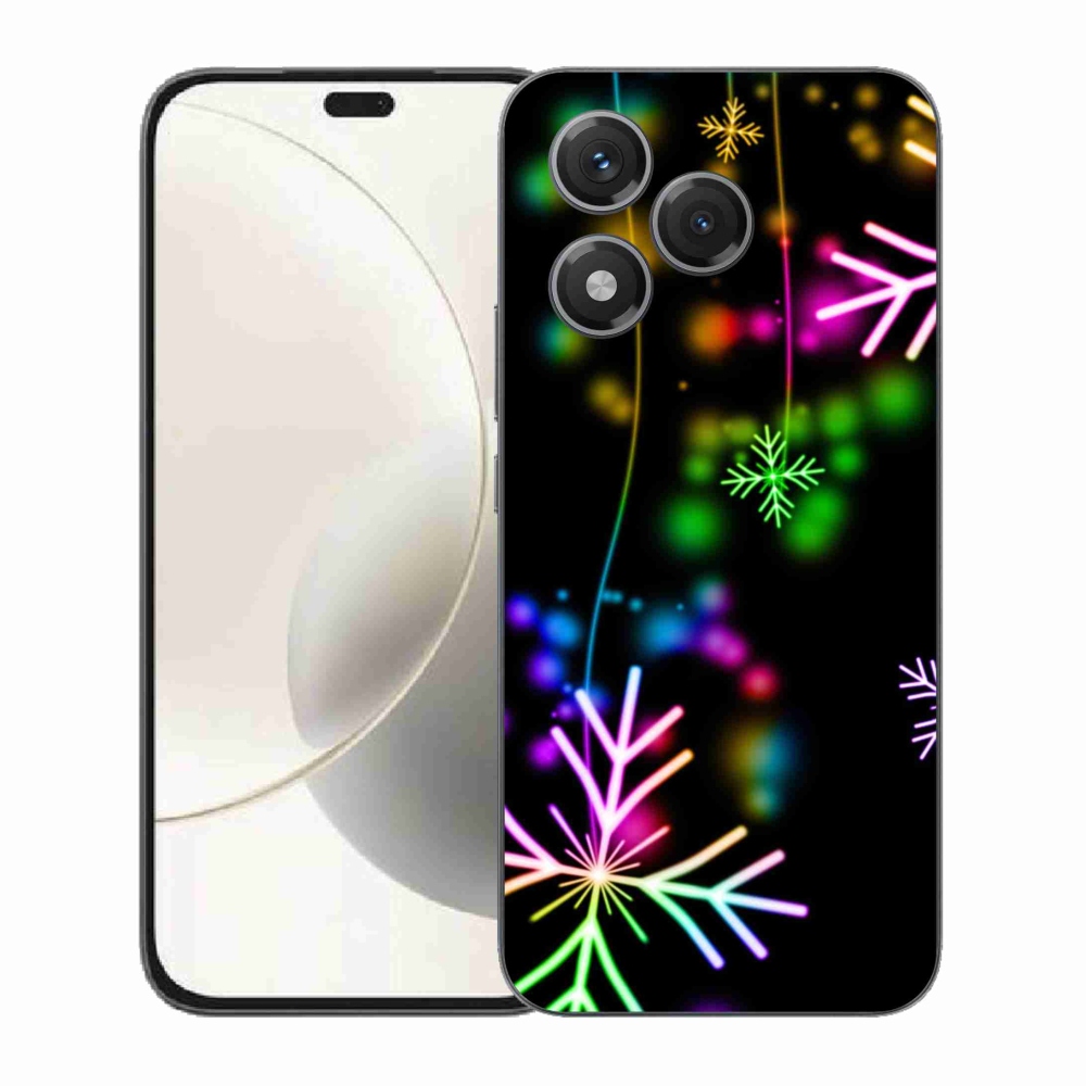 Zselés borítás mmCase a Honor 400 Lite készülékhez - színes pelyhekkel