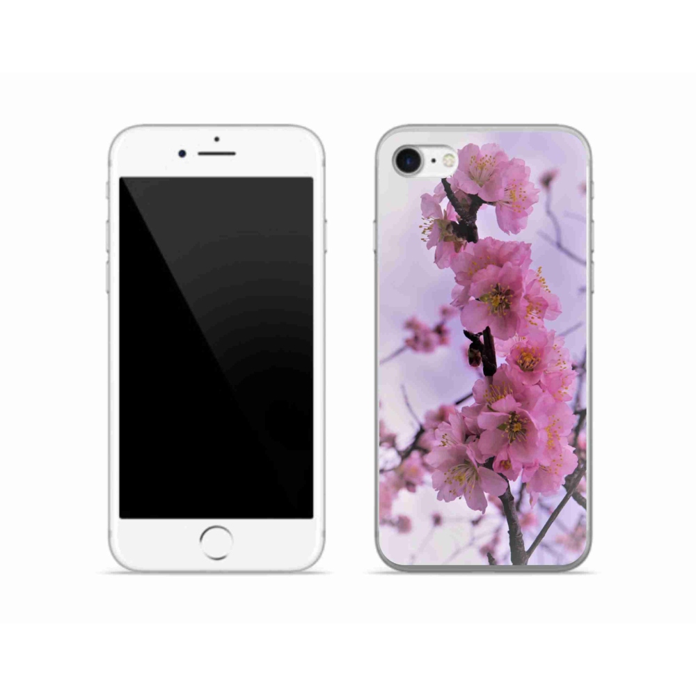 Zselés borítás mmCase iPhone SE (2020) - virágok 7